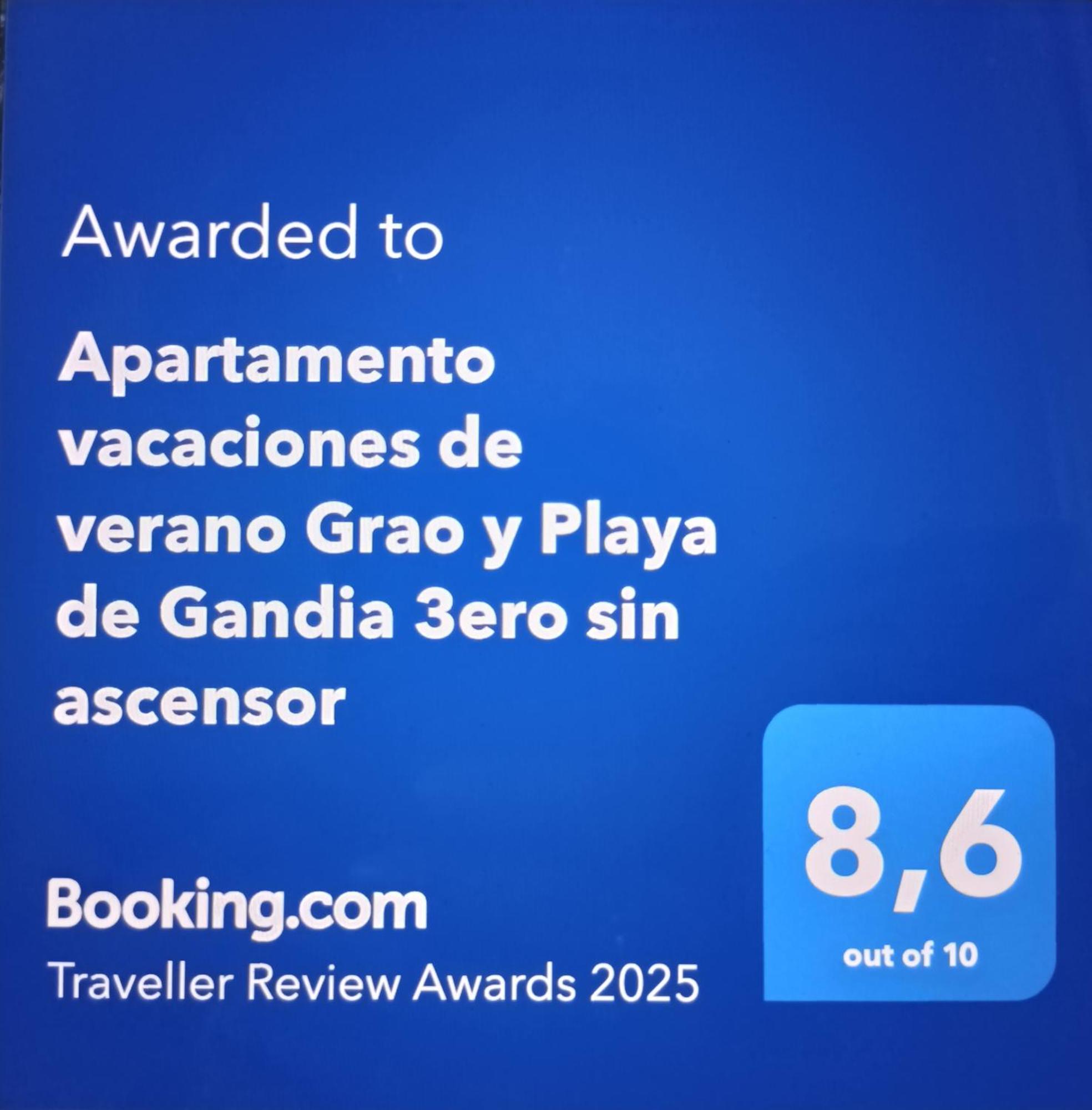 Daoiz, Vivienda Vacacional Para Familias Y Mayores De 25 Anos En El Grao De Gandia 3Ro Sin Ascensor Playa de Gandia Εξωτερικό φωτογραφία